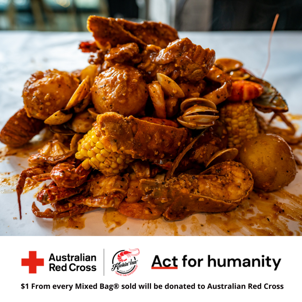 Kickin’Inn’s #ActForHumanity ♥️🦐